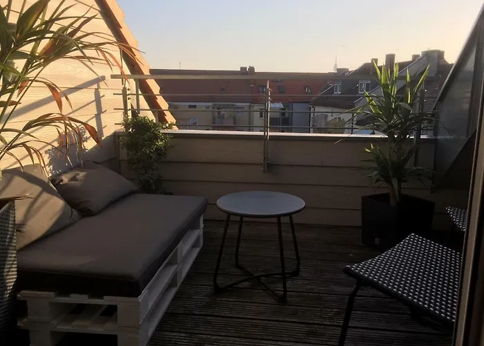 Fair Messe Rooftop Loft In نورنبيرغ